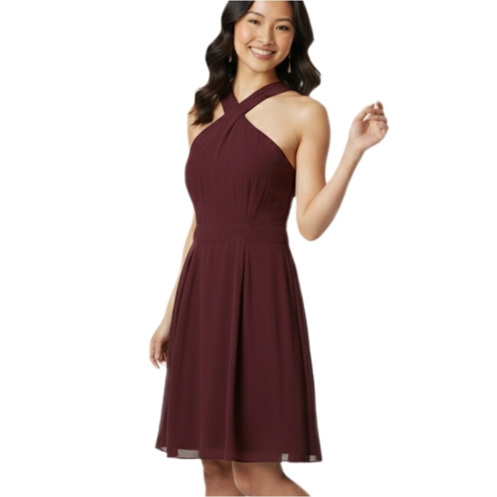 Lulu's Forevermore Purple midi Dress NWT SKUW272